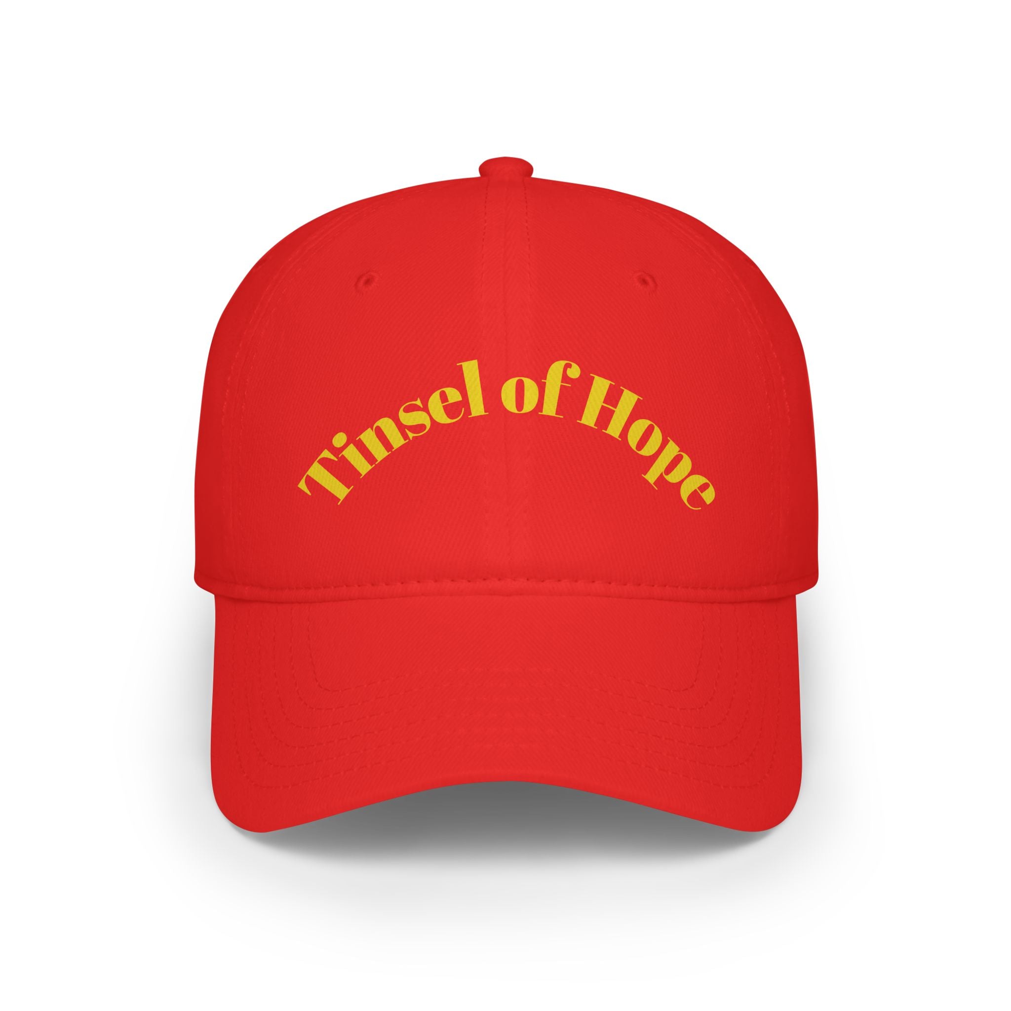 Tinsel of Hope Baseball Cap - Inspirational Low Profile Hat, Gift for Friends, Casual Summer Accessory, Positive Message Cap, Everyday Wear